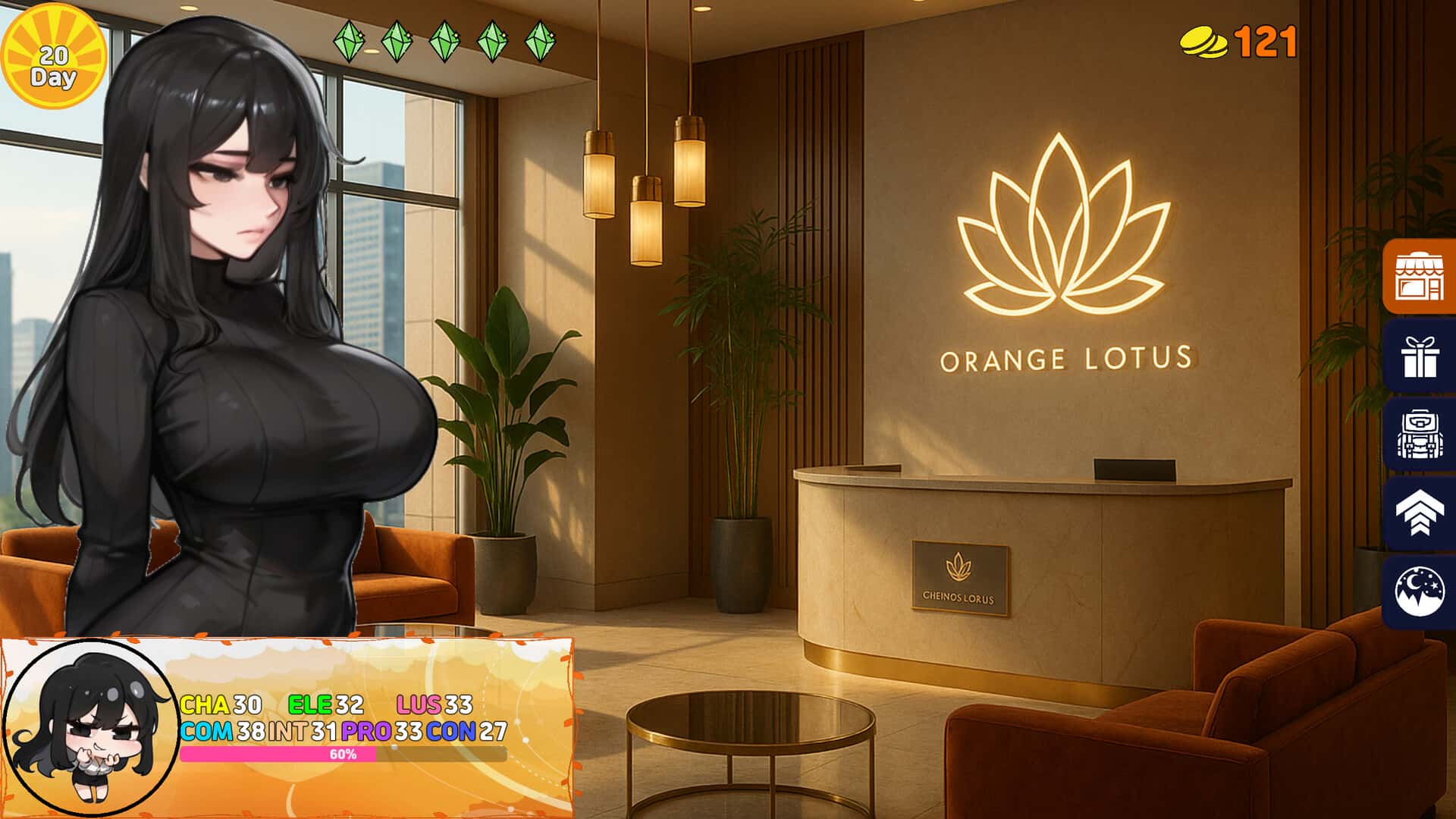 橙色莲花 Orange Lotus